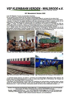 Monatsbrief 003 - Oktober 2020
