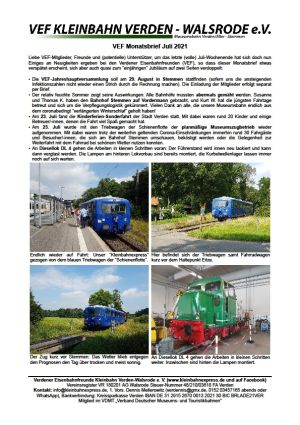 Monatsbrief 012 - Juli 2021