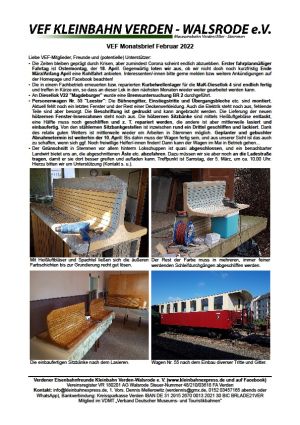 Monatsbrief 019 - Februar 2022